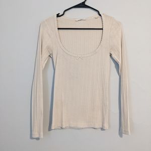 Dôen Romy Small cream pointelle